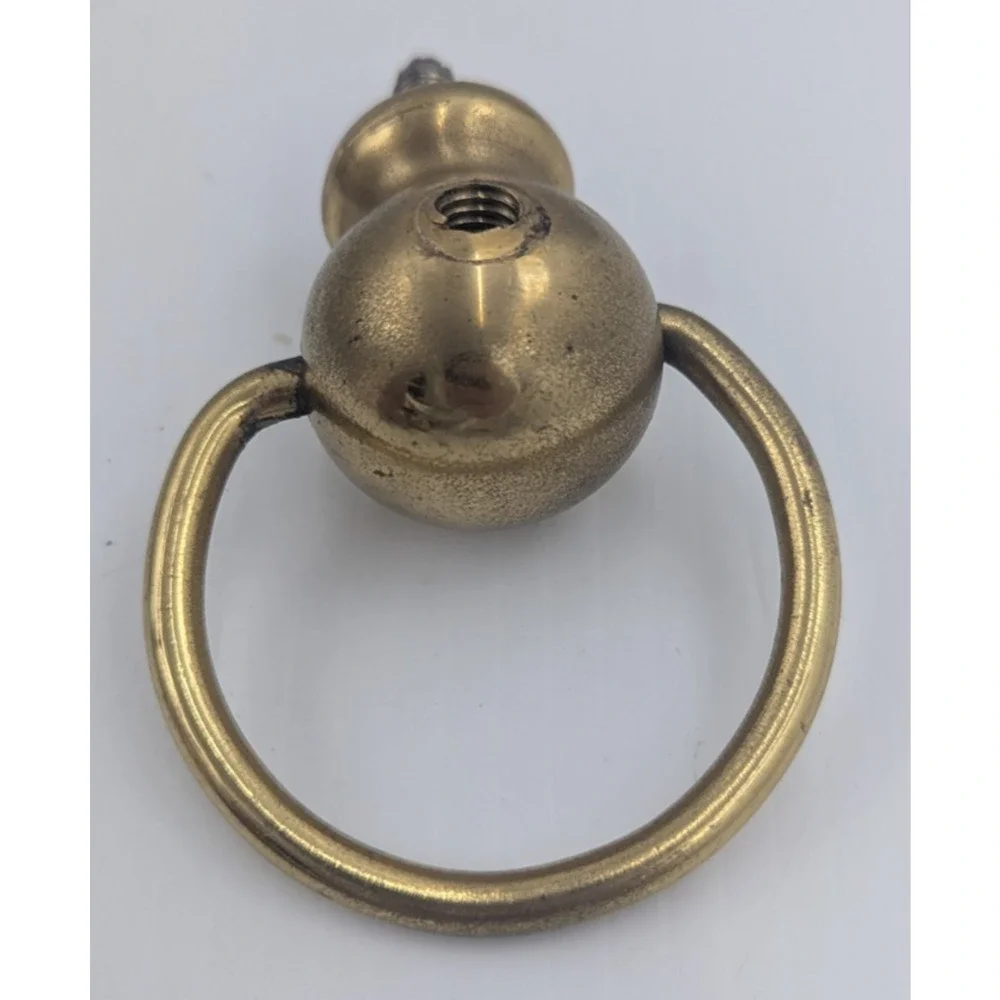 Brass Koi Fish Dolphin Screw on Part Solid Decor Repurpose Furniture Piece